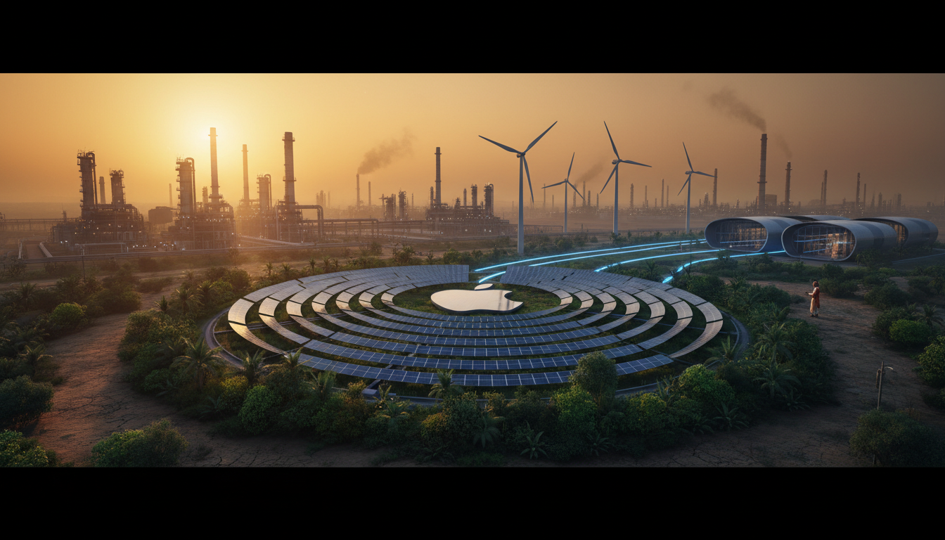 Apple's India Renewables Bet: O&G Demand Shift?