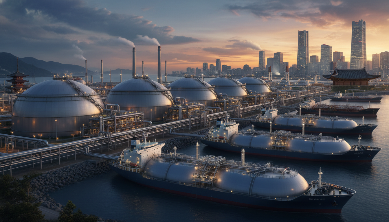 Japan, Korea Coal Shift Hits LNG Demand