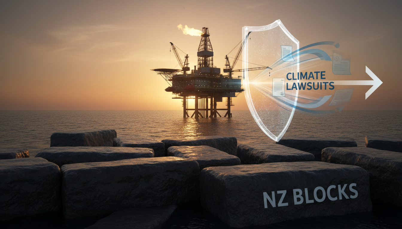 NZ Blocks Climate Lawsuits: Reduced Corporate Risk