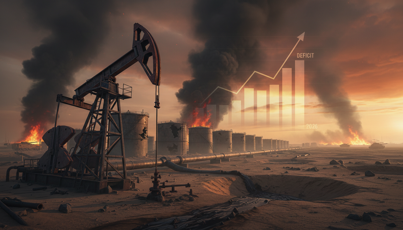IEA: 2026 Oil Deficit Widens Amid Iran War Cut