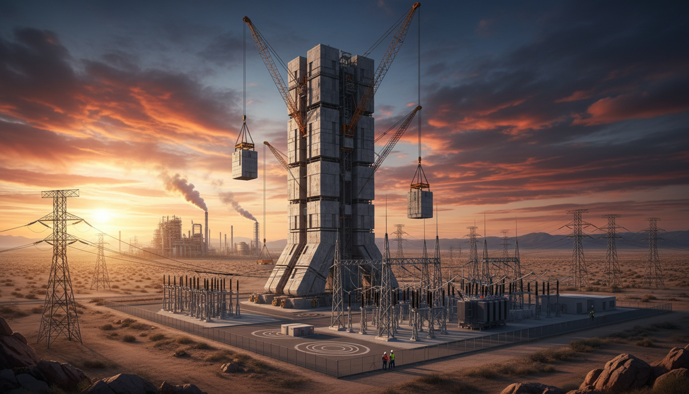 Energy Vault Wins SA Grid-Scale Gravity Storage Deal