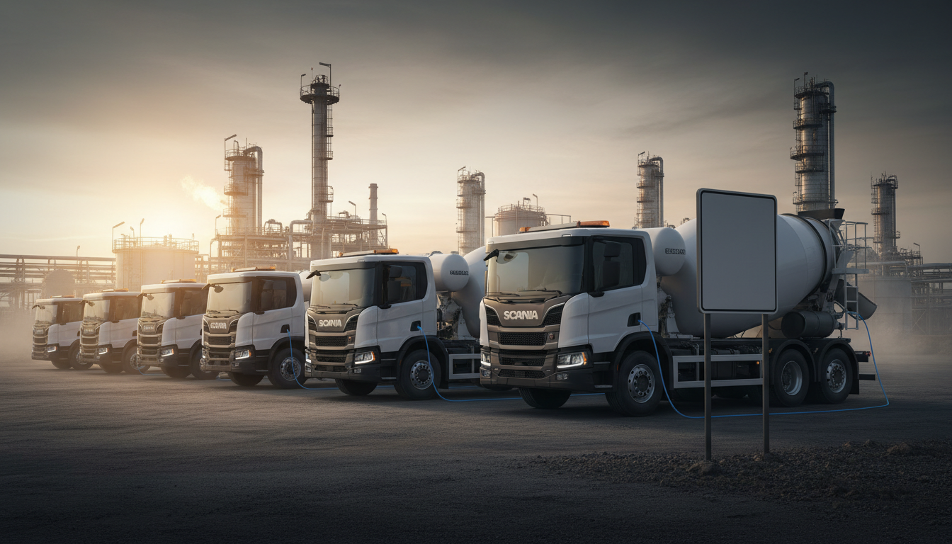 Scania Electrifies Concrete: New Oil Demand Headwind