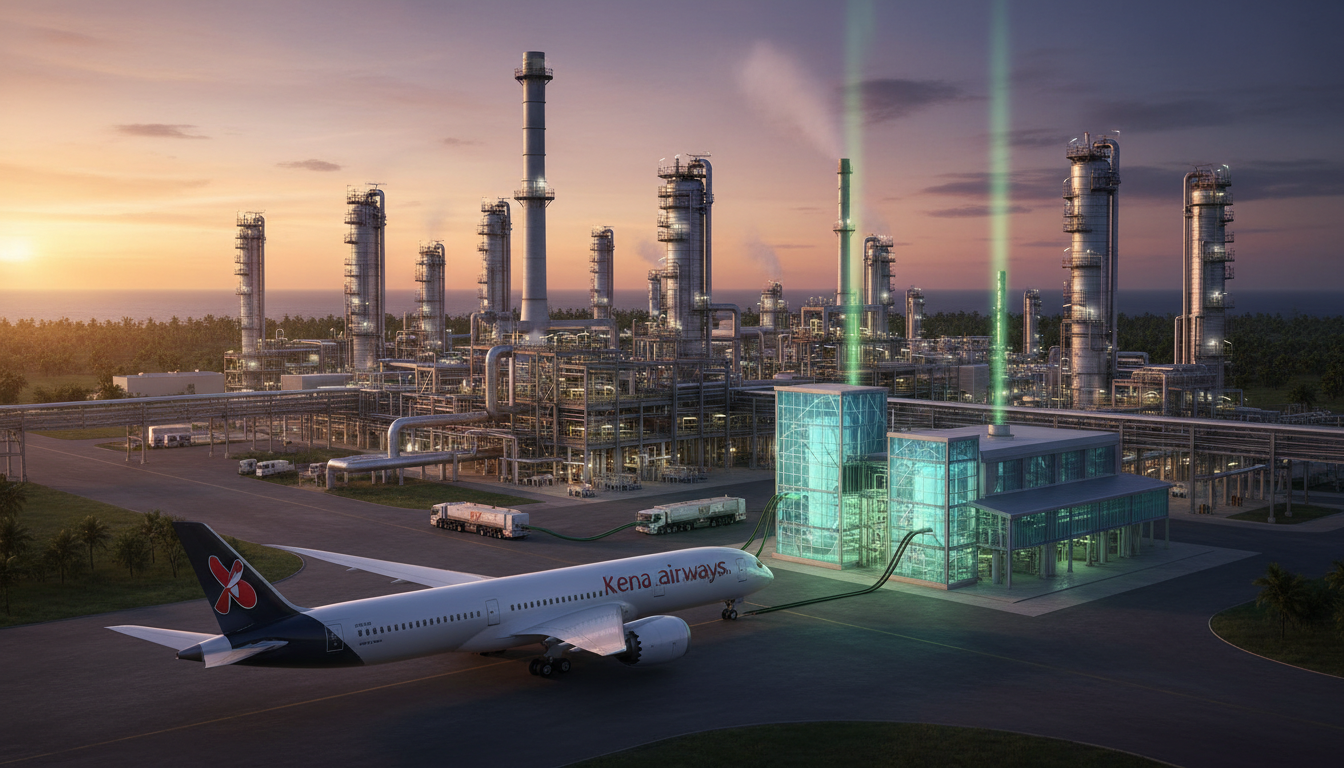Rubis, Kenya Airways $82M SAF Refinery Eyes Emission Cuts