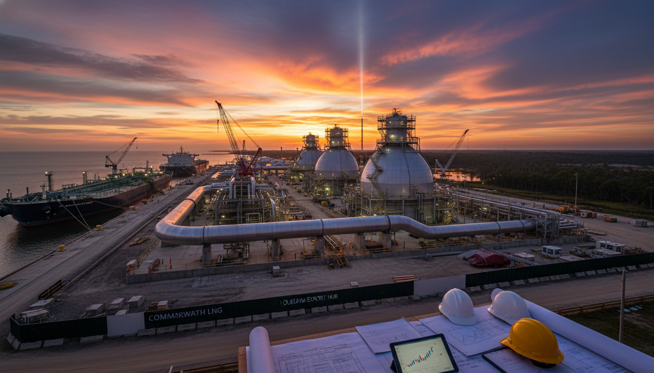Commonwealth LNG Invests $13B In Louisiana Export Hub