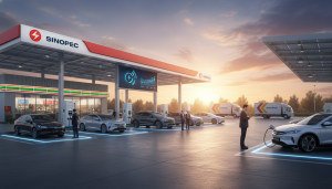 Sinopec Diversifies into EV Charging via BYD