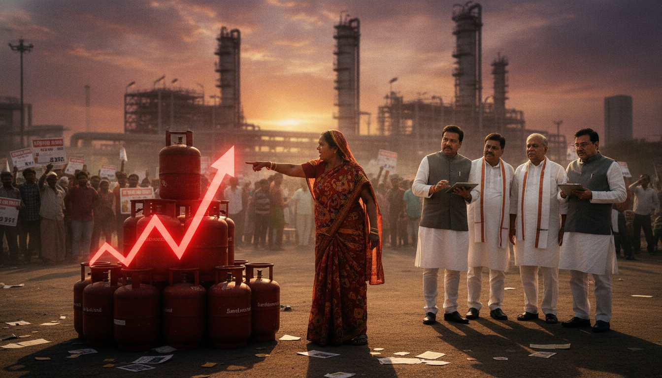 India LPG Hike Triggers Political Price Review Risk