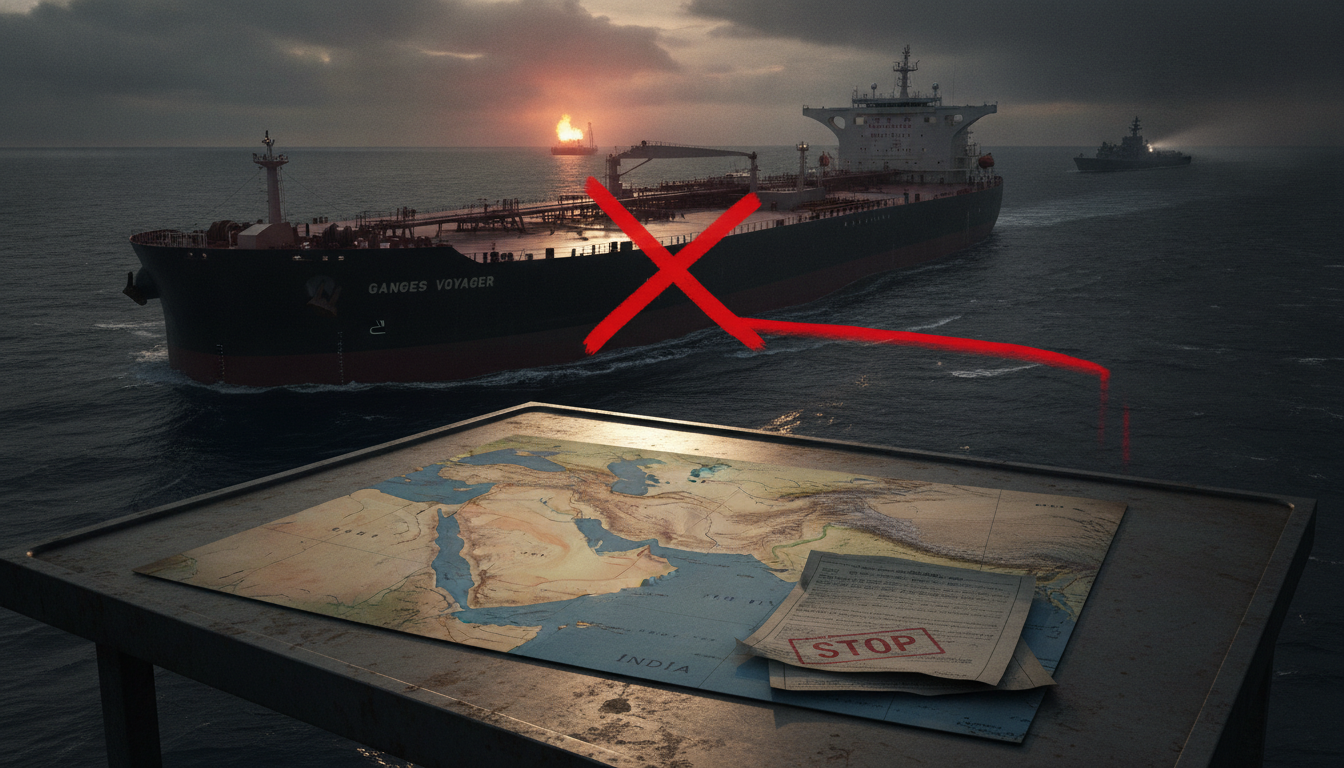India Halts Iraq Oil: Hormuz Risk to Supply