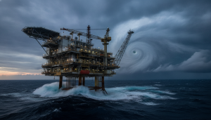 Chevron Halts Output Ahead of Bertha Storm