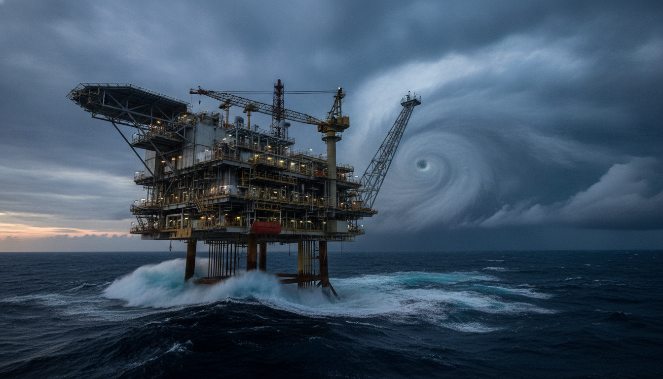 Chevron Halts Output Ahead of Bertha Storm