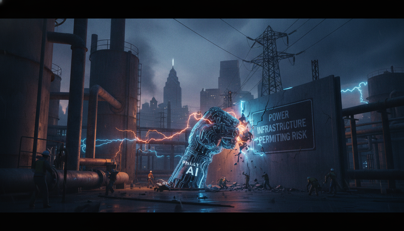 Philly AI fight: Power infrastructure permitting risk