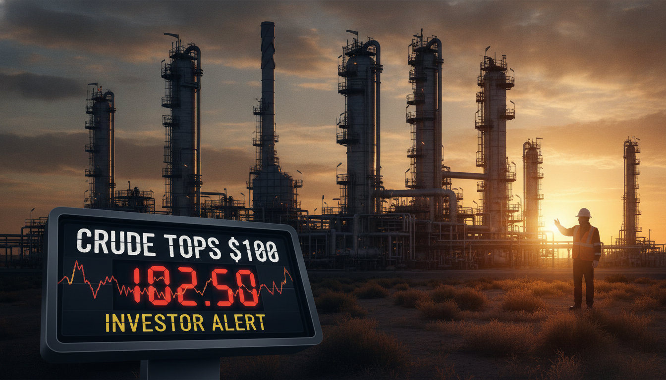 Crude Tops $100: Investor Alert